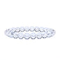 Cherry Tree Collection - Small, Medium, Large Sizes - Gemstone Beaded Bracelets For Women and Men - 8mm Round Beads - color: Clear Quartz, size: Small
