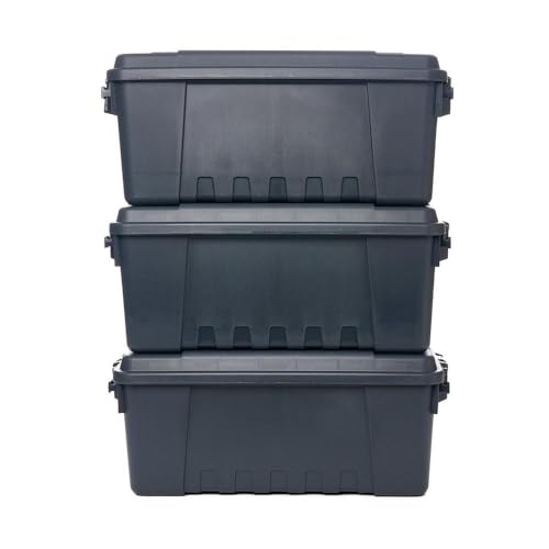 Plano Storage Trunks - color: Charcoal, style: Medium - 3 pack