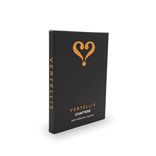 Vertellis Chapters : Undated Journal for Gratitude, Reflection & Self Care | Gratitude Journal, Self-Care Journal & Daily Journal with Quotes and Prompts. 100+ pages. Vegan Leather Hardcover