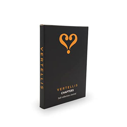 Vertellis Chapters : Undated Journal for Gratitude, Reflection & Self Care | Gratitude Journal, Self-Care Journal & Daily Journal with Quotes and Prompts. 100+ pages. Vegan Leather Hardcover