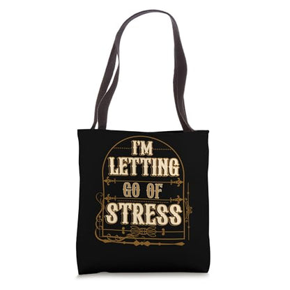 Meditation Letting go of Stress Meditating Training Yoga Tote Bag
