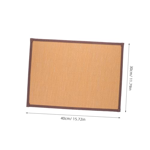 Cabilock Woven Meditation Cushion Mat Natural Bamboo Floor Pad for Comfortable Sitting Thick for Yoga Home and Meditation Activities