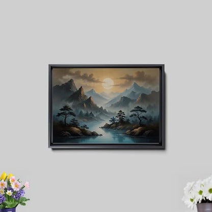 Japanese Wall Art, Minimalist Wall Art, Neutral Abstract Art, Modern Minimalist, Zen Wall Art, Zen Printed Wall Art, Japanese Art Print, Canvas Wall Art, Print