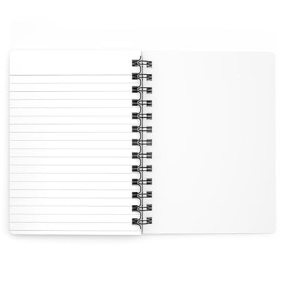 Gratitude Is the Attitude Spiral Bound Journal | Floral Gold Wreath | 150 Lined Pages | Glossy Durable Cover