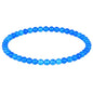 QOGIR Handmade Healing Bracelet,6mm Natural Gem Stone Bracelet rope bracelet - color: Blue Jade(Transformation and Protection), size: 4mm
