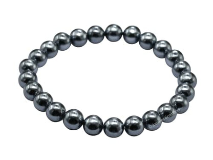 Amazing Gemstone Crystal Bracelet for Women Men's Gifts - Protection Healing Crystal Bracelet - 8mm Gemstone Beaded Stretchable Bracelet Pulseras Para Hombres Mujer Stocking Stuffers Mothers Day Gift (Black Pearl) - color: Black Pearl