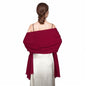 Shawl Wraps for Women Pashmina Shawls and Wraps for Evening Dresses Large Soft Scarf Winter Scarf Wedding Shawl… - color: Wine