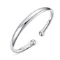 Handmade 925 Sterling Silver Bangle Bracelet Simple Silver/Gold Adjustable Cuff Bangles Durable Stainless Steel bracelet for Men &Women Daily Jewelry Gift for Anniversary Birthday Gift - color: Color 38