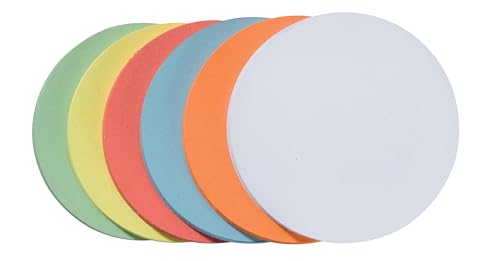 Franken UMZ 20 04 Presentation Cards Circular 195 mm Big Bowl, Pack of 500 Yellow 500 Stück Assorted Colours - color: Assorted Colours, size: 500 Stück