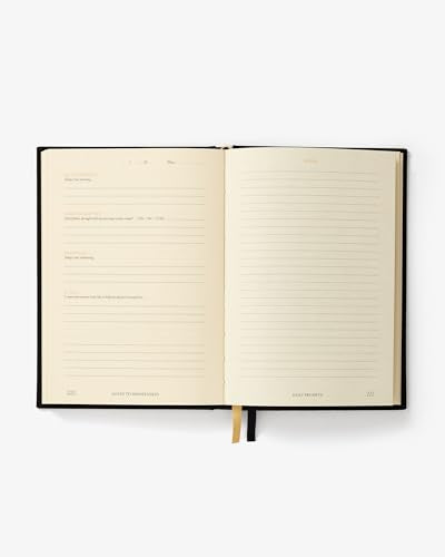 Intelligent Change Notes to Mindfulness Daily Journal for Women With Prompts to Write In, Illustrated Gratitude & Positivity, Undated Guided, Hardbound Wellness - Chelsea Kauai (Stone Black)