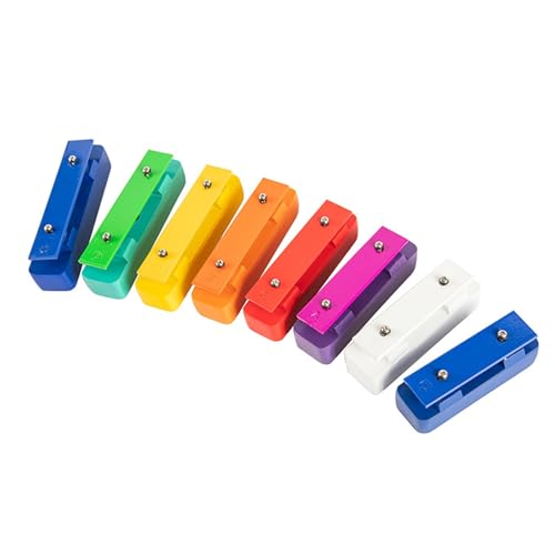 8 Tone Sound Brick Colorful Metal Durable Soundboard Glockenspiel Percussion Instrument Glockenspiel Percussion Instrument