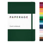 PAPERAGE Lined Journal Notebook, Hardcover Journal for Women & Men, 160 Pages, (5.6 in x 8 in), College Ruled Journaling Notebook for Work, School Supplies & Note Taking, (Dark Green) - color: Dark Green, style: A. Lined
