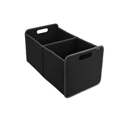 X-Large Foldable Box Black Trunk Organizer Dorm Shopping Car Toys Sports Gear Travel 23.6x12.8x12inches - color: Lava Black, size: 1-Pack / X-Large