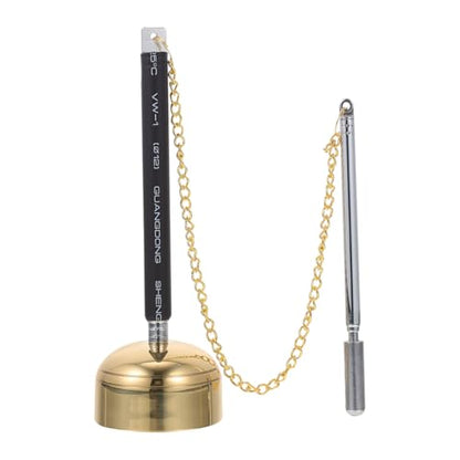 NOLITOY Flexible Chime Buddhist Supply Temple Instrument for Meditation Yoga and Rituals Portable Brass Handheld Bell with Crisp Sound Ideal for Spiritual Practice and Home Decor