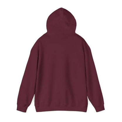 Yoga-Inspired Go Ohm Hoodie | Cozy Sweatshirt for Meditation, Unisex Gift, Self-Care, Spiritual Practice, Zen Clothing - color: Maroon, size: Small