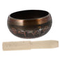 Handmade Buddha Sound Bowl Kit Copper Meditation Bowl for Yoga with Striker for Relaxation Stress Relief