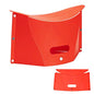 Folding Portable Camping Hiking Stool, Lightweight Collapsable Foldable Chair for Travel Gathering BBQ Subway Backpacking Outdoor Squatty Potty Ultralight Mini (Red) - color: Red