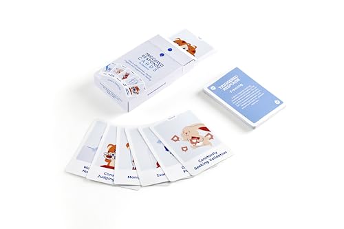 Triggered Response Cards – Emotional Regulation & Self Reflection Deck | Conversation Cards for Stress, Triggers & Reactions | Personal Growth Tool