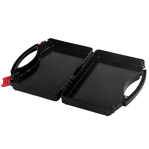 Small Hard Case with Pluck Foam, 12" Customizable Interior Protection Carrying Case for Pistol, GoPro, Microphone, Handgun, Camera - Outer Size: 12.2” x 10” x 2.7” - style: Inner Size- 12" X 8.2" X 2.5"