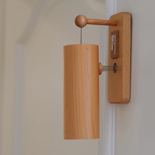 432Hz Tuned Chord Doorbell, Wooden ASMR Chime Instrument for Relaxation and Meditation, Calming Sound Tones (Set of 4) - size: Set of 4