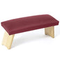 Meditation Stool, Exercise Meditation Stool, Folding Meditation Table, Wooden Kneeling Stool with Locking Hinge, Oblique Leg Yoga Stool with Cushion/A / 46×19×18cm