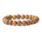 Sandalwood Bracelet for Women Men Buddhist Prayer Strand Chandan Bracelet Handmade Stretchable Elastic Sandalwood Beaded Wristbands for Yoga Meditation - style: 8mm Beads