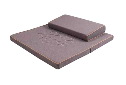 Meditation Cushion - Floor Pillow for Adults - Floor Seating & Meditation Pillow - Yoga Bolster with Washable Cover(Size:60x60cm(24x24inch),Color:Gray) - color: Gray, size: 60x60cm(24x24inch)
