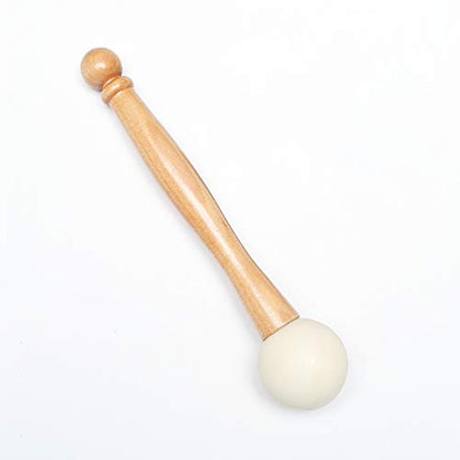 CVNC Rubber Mallet for Playing Frosted Quartz Crystal Singing Bowl Rubber Stick - color: rubber mallet