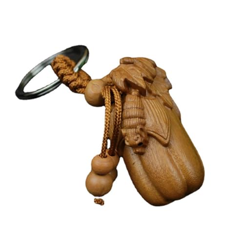 Antique Cucurbit Wooden Statue Accents Zen Meditation Wood Sculpture Decor for Living Room Spa Or Yoga Studio Centerpiece Books Living Room Bedroom Ornament