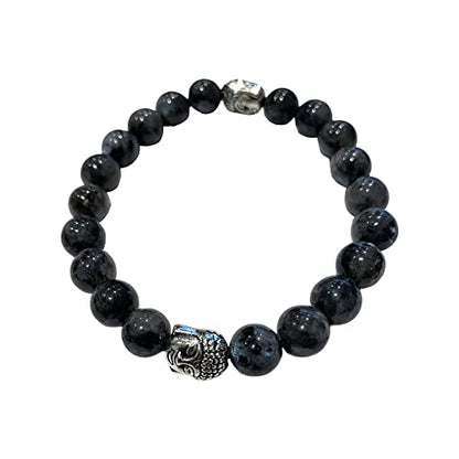 VIE Buddha Bracelet - style: Larvikite