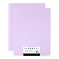 PAPERAGE Soft Cover Blank Journal Notebook, 2 Pack, (Lavender), 100 Pages, Large 7.5 inches x 9.5 inches, Ideal for Sketch Book, Note Taking & Travel Journal - color: Lavendar, style: Plain