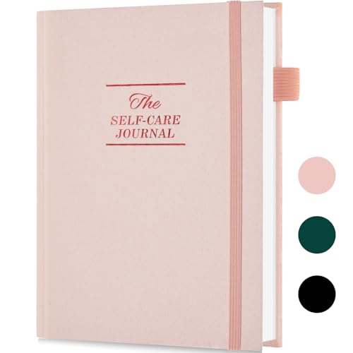 5 MINUTES A DAY Self-Care Notebook, Wellness & Daily Reflection Gratitude Journal & Mood Tracker for Women Self Care Planner, A5 Size (Pink) - color: Pink