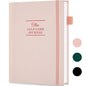 5 MINUTES A DAY Self-Care Notebook, Wellness & Daily Reflection Gratitude Journal & Mood Tracker for Women Self Care Planner, A5 Size (Pink) - color: Pink