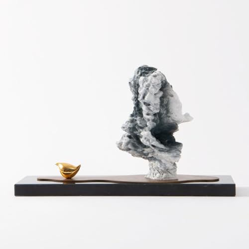 Home Decoration Desk Ornament Zen Resin Rockery Chinese-Style Tabletop Decorations Home Study Entrance Decorations Office Decorations Statuette for Your Desk - Bookshelf - Dinning Tabl