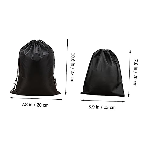 1Set Non Woven Double Drawstring Storage Bag Includes Dustproof Lightweight Portable Organizer for Home Travel