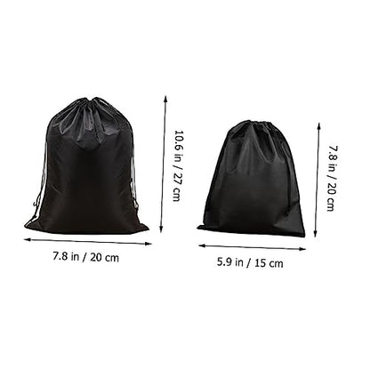 1Set Non Woven Double Drawstring Storage Bag Includes Dustproof Lightweight Portable Organizer for Home Travel