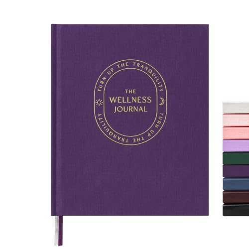 &And Per Se Wellness Journal, Self Care & Daily Journal for Women, Mental Health Planner with Habit Tracker, Diet & Goals, Undated, Gift-Ready (Purple) - color: F-Purple