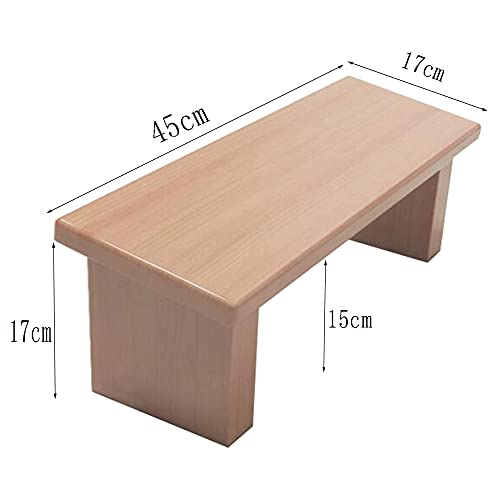 Meditation Stool, Foldable Meditation Bench, Solid red Walnut Yoga Stool, Ergonomic Kneeling Stool, Suitable Meditation Posture/A / 45×17×17cm