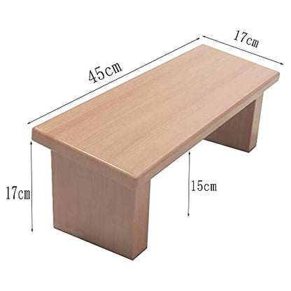 Meditation Stool, Foldable Meditation Bench, Solid red Walnut Yoga Stool, Ergonomic Kneeling Stool, Suitable Meditation Posture/A / 45×17×17cm