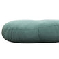 WJXBoos Round Floor Pillows,Extra Thick Large Cushion Pillows Seating Flax Tufted Corduroy Indoor Outdoor Seat Cushion Floor Seat Pads for Bay Window Tatami (Light Blue,17"x17"x5")