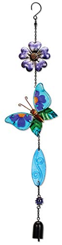 Sunset Vista Designs Metal and Glass Butterfly Suncatcher,Purple - color: Butterfly