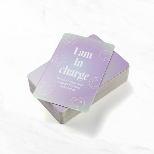 Myga Positive Affirmation Cards for Teens,60 Daily Motivational Quotes for Teen Girls, Boys and Young Adults,Inspirational Card Deck to Boost Confidence, Mindfulness and Self-Esteem