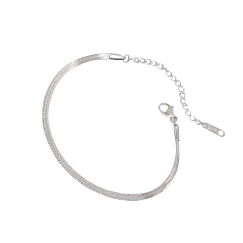 Elegant Minimalist Bangle Bracelet Adjustable Size Wristband Stainless Steel Jewelry Simple Everyday Wear Accessory - style: JDB201071 S