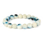 Justinstones Gemstone Crystals Chakra Beads Bracelet Crystal Healing 10mm Round Stretchable Bracelet for Her Gift - color: Blue Ice Nakaurite