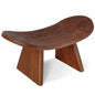 Wood Meditation Ergonomic Kneeling Bench - 16.5" x 8.3" x 7.1" Yoga, Prayer, Meditation Bench - Meditation Stool Made of Strong and Durable Mango Wood - Indoor Outdoor Meditation Seat