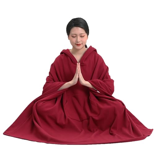 Meditation Clothing,Plush Meditation Cloak Meditation Cloak Meditation Clothes Monk Clothes Layman Clothes Thick and