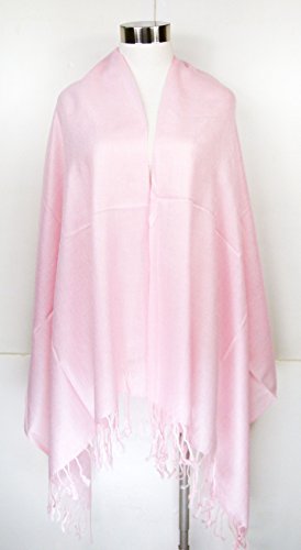 Tapp Collections™ Premium Pashmina Shawl Wrap Scarf - color: Soft Pink