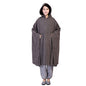 QIEZI Unisex Meditation Hooded Sit-in Cloak - color: Grey, size: X-Large