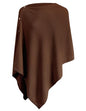 PULI Women's Versatile Knitted Shawls Scarf Poncho Sweater with Buttons Lightweight Spring Summer Fall Wraps - color: A-caramel
