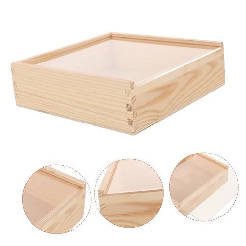 Acrylic Storage Box Sliding Lid Multi-functional Organizer for Jewelry and Trinkets Sturdy Acrylic Lid Suitable for Home and Office Use